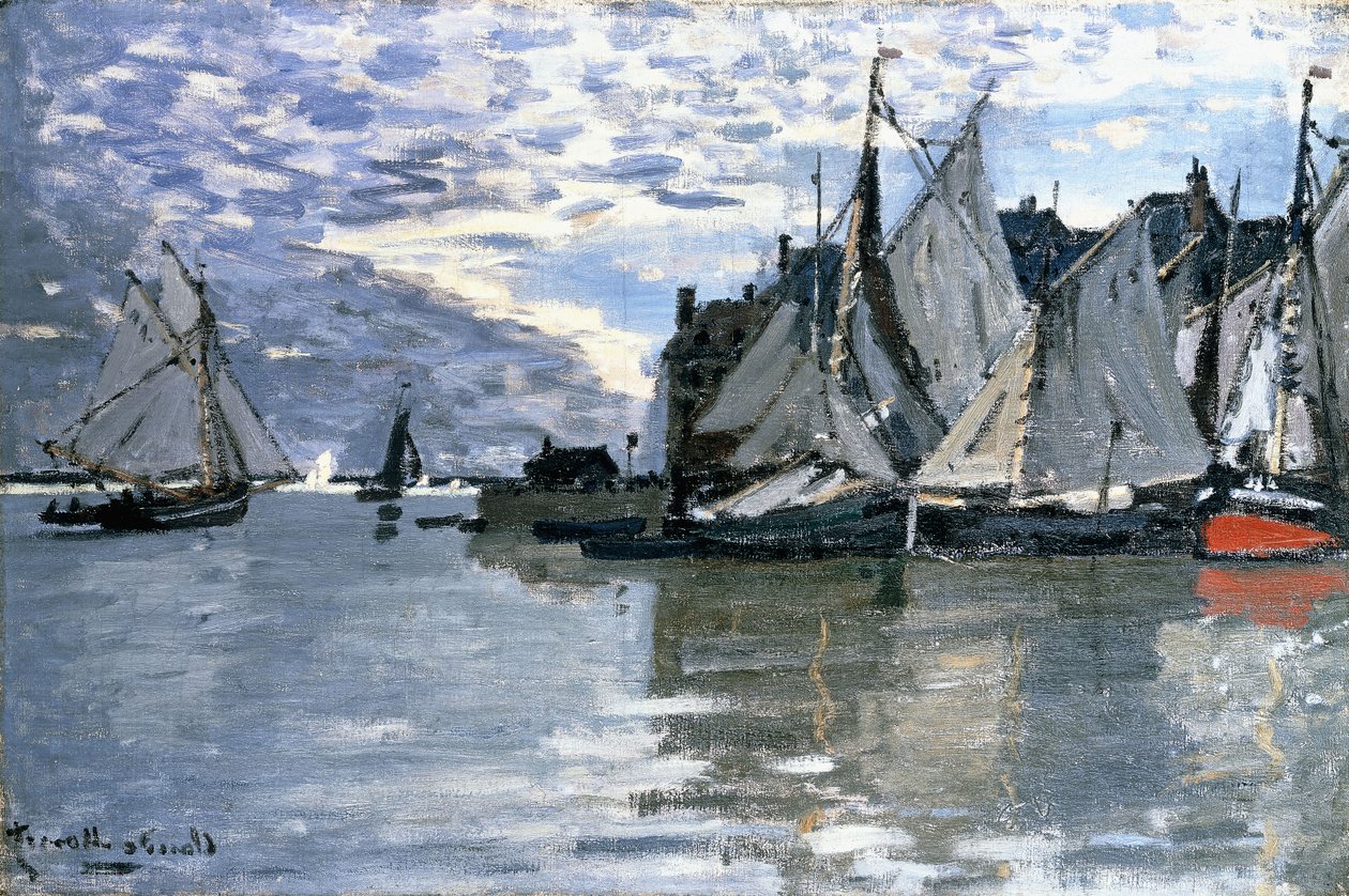 Barcos de vela, c.1864-1866 de Claude Monet