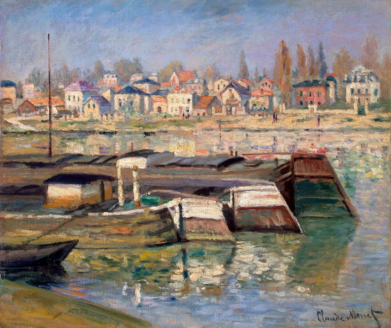 El Sena en Asnières, 1873 de Claude Monet