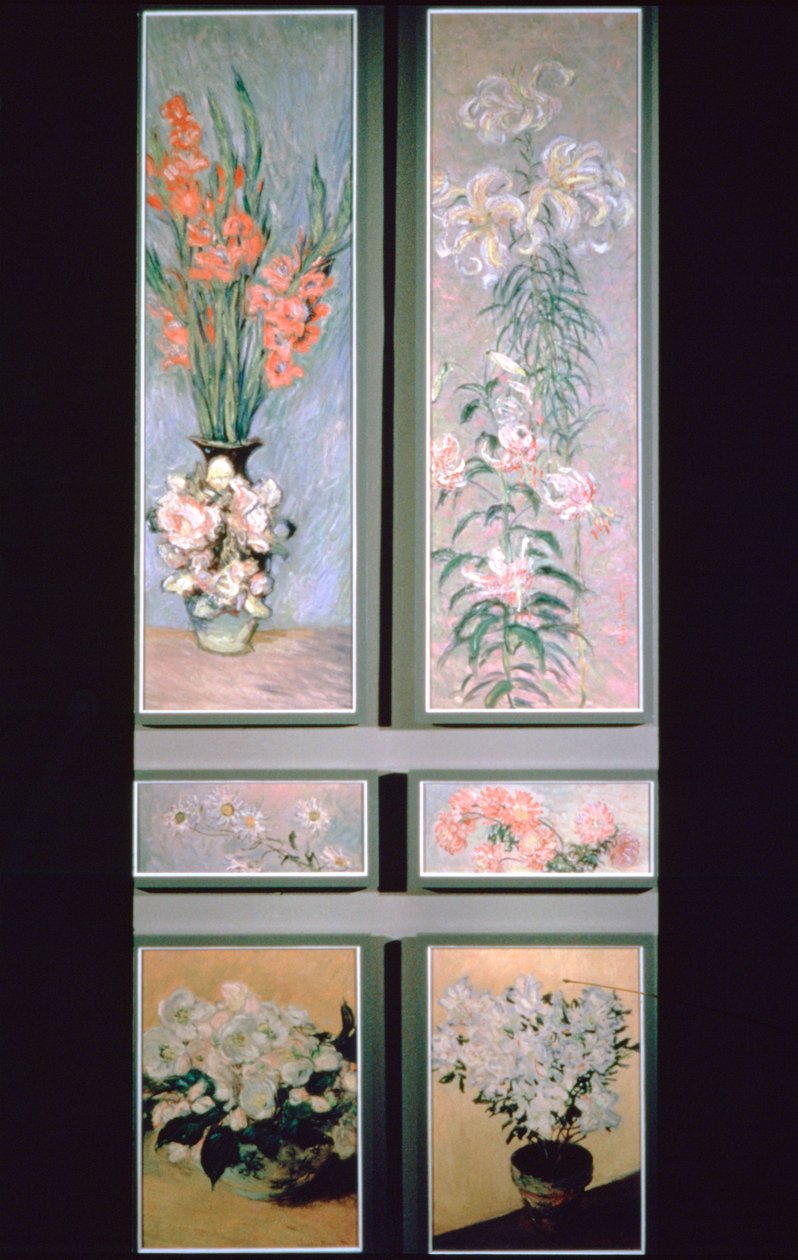 Conjunto de paneles de puerta de Claude Monet
