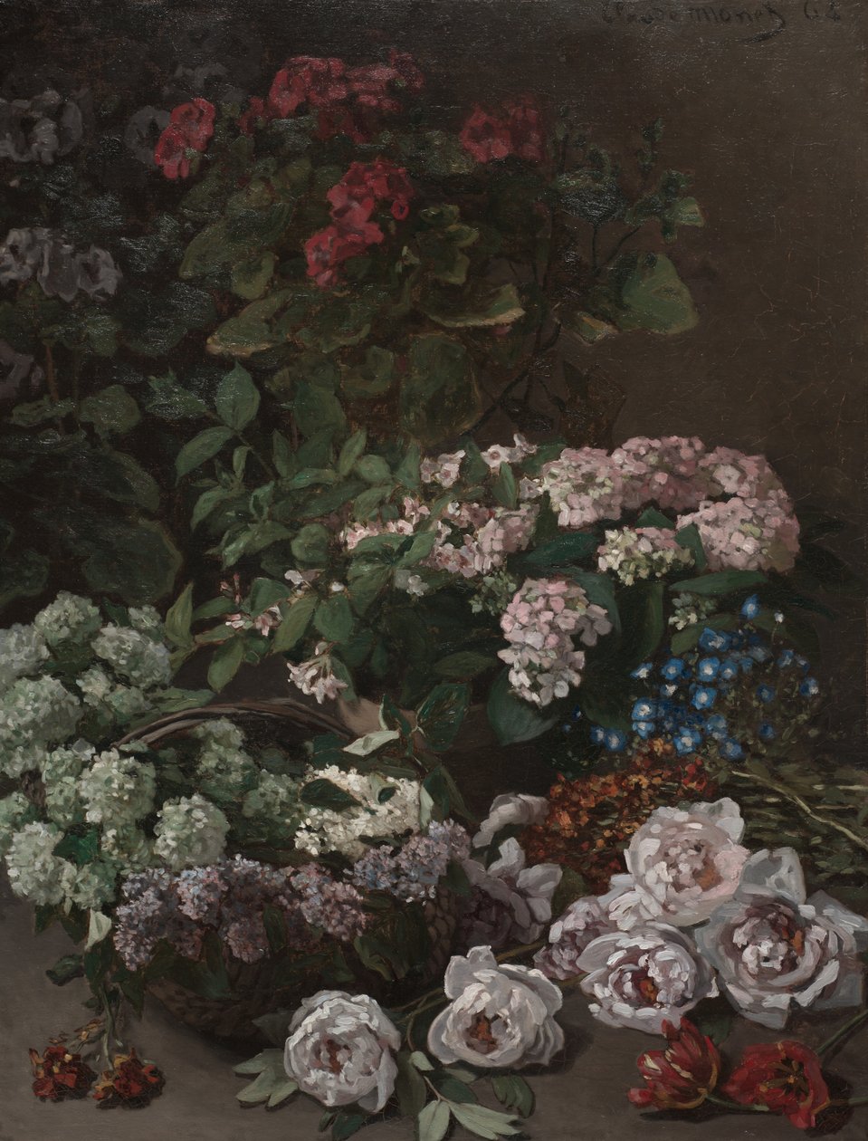 Flores de Primavera de Claude Monet