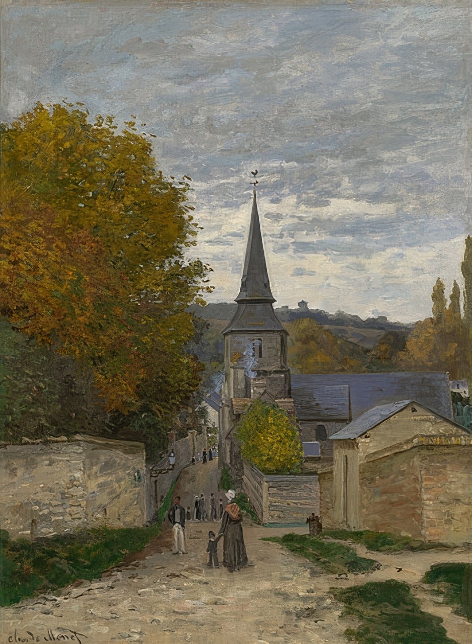 Calle en Sainte-Adresse de Claude Monet