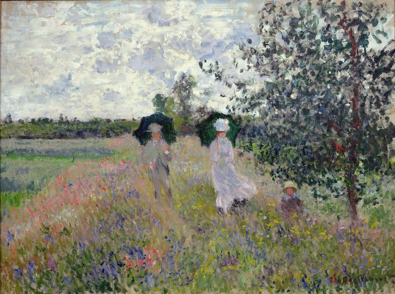 Paseando cerca de Argenteuil de Claude Monet
