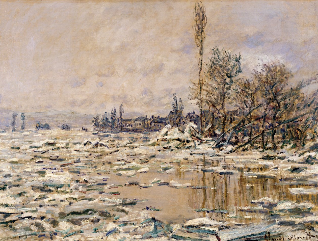 La ruptura del hielo de Claude Monet