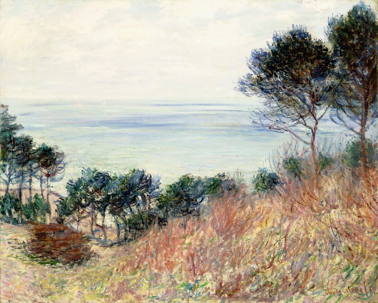 La costa de Varengeville de Claude Monet