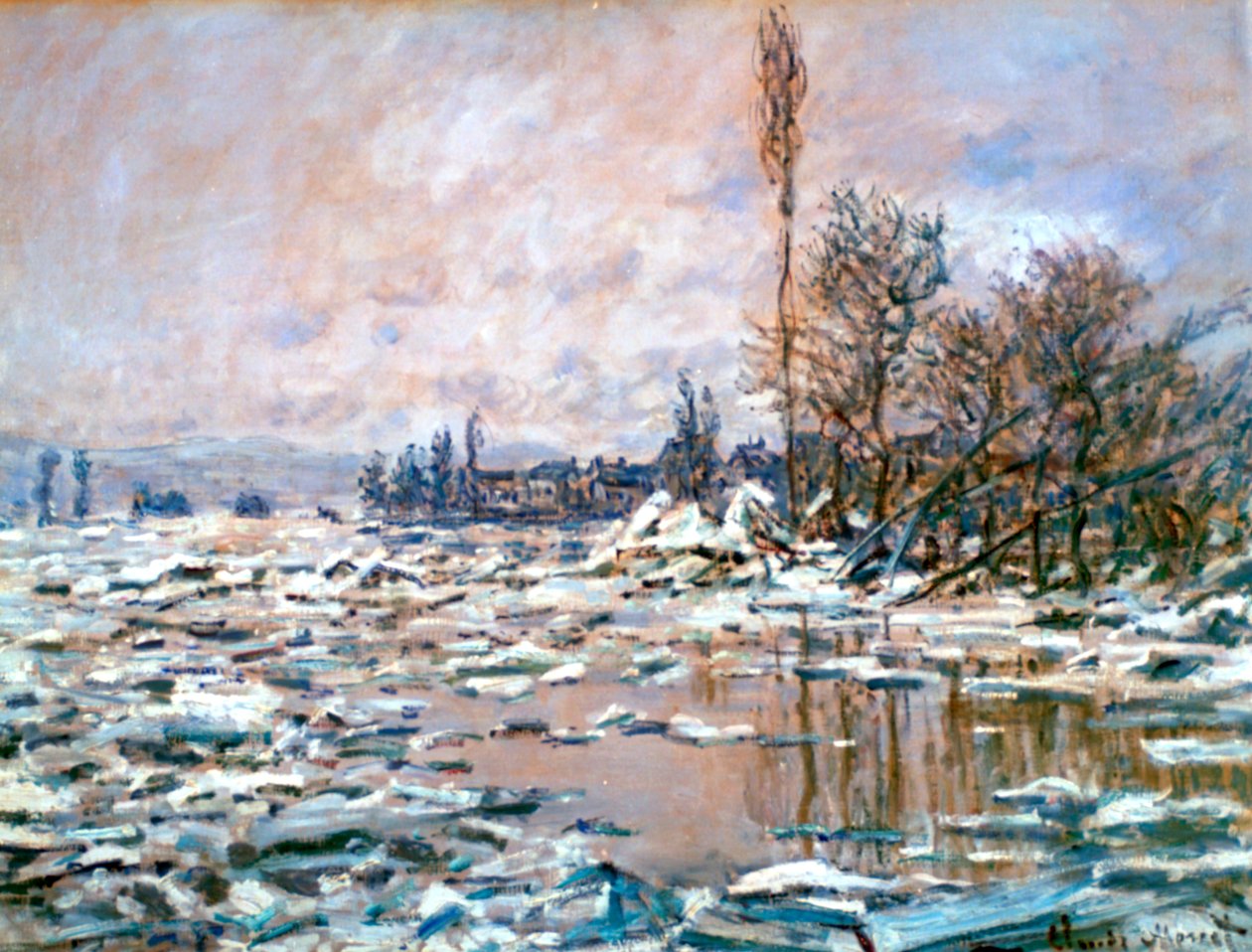 El deshielo, c principios del siglo XX de Claude Monet