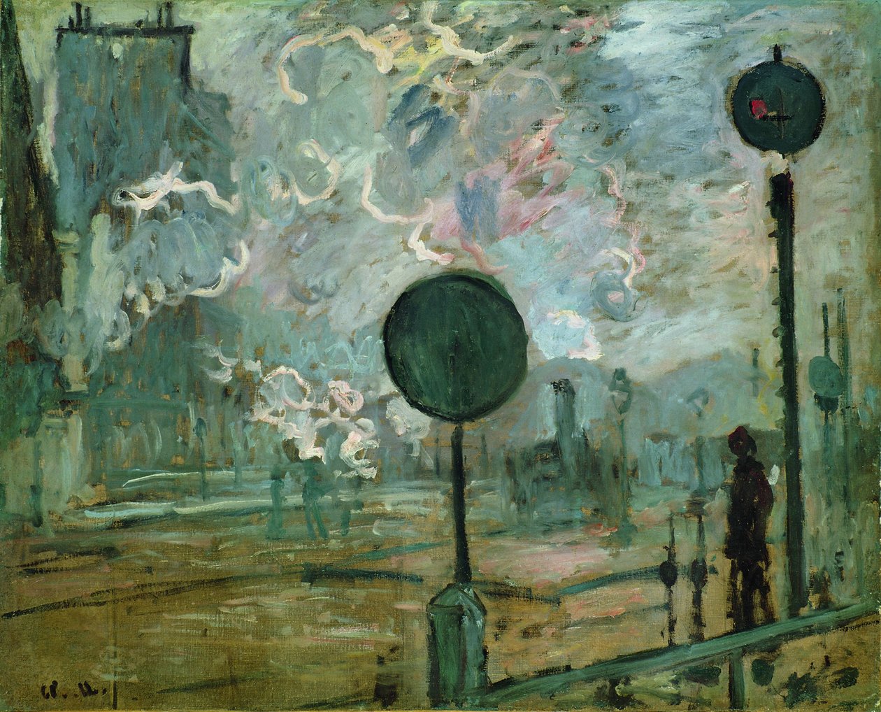 La Gare Saint Lazare Le Signal de Claude Monet
