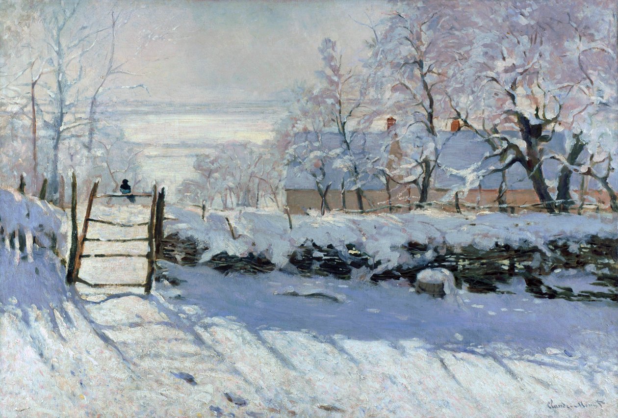 La Urraca, 1869 de Claude Monet