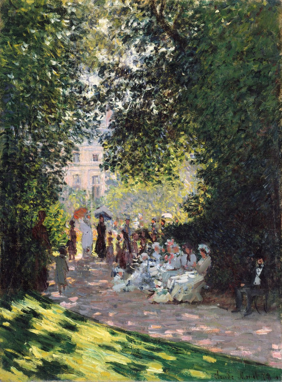 El Parc Monceau de Claude Monet