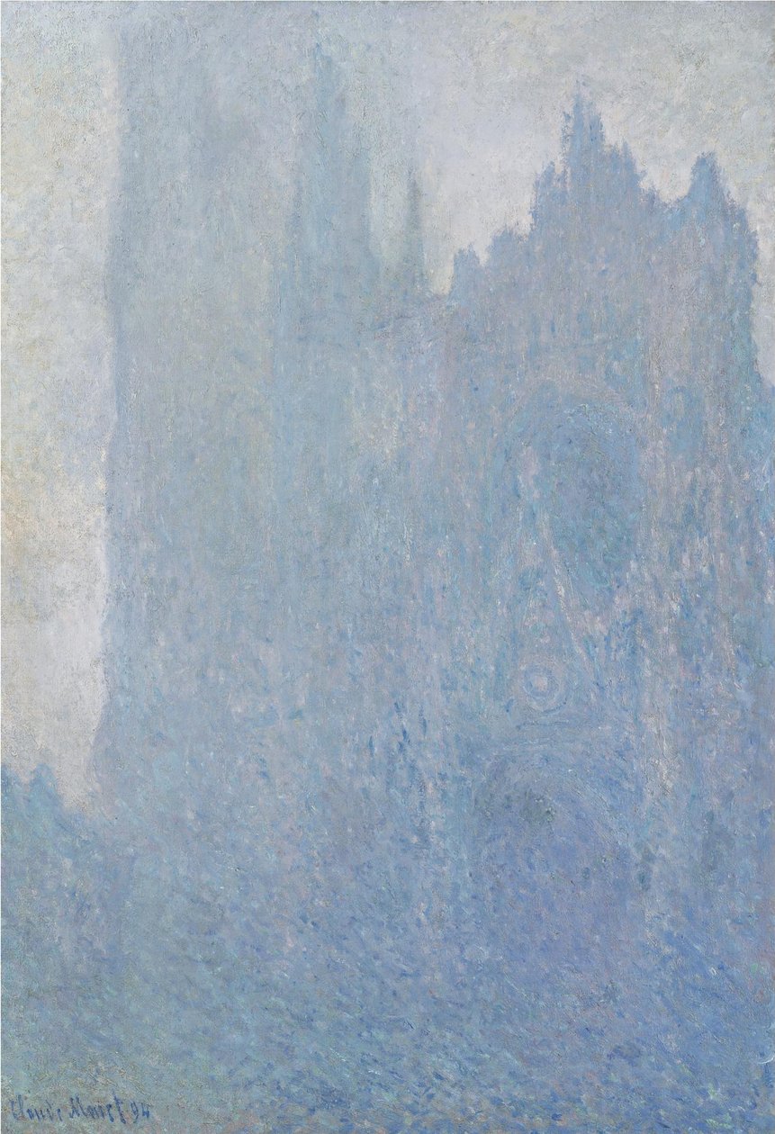 La Catedral de Rouen en la niebla, 1893 de Claude Monet