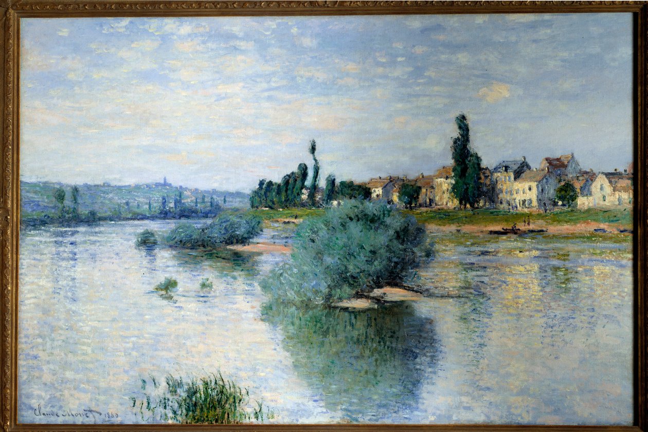El Sena en Lavacourt de Claude Monet