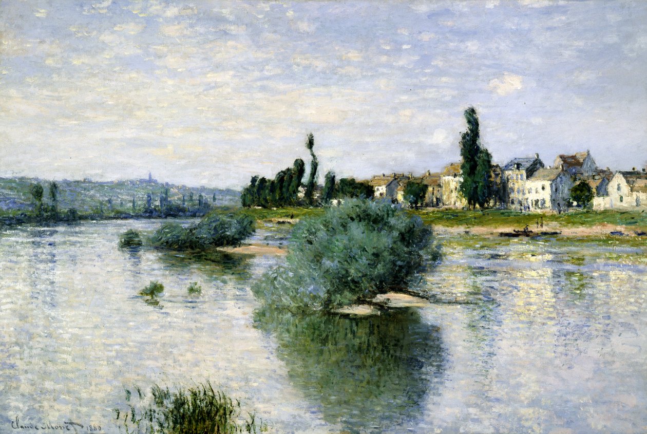 El Sena en Lavacourt de Claude Monet