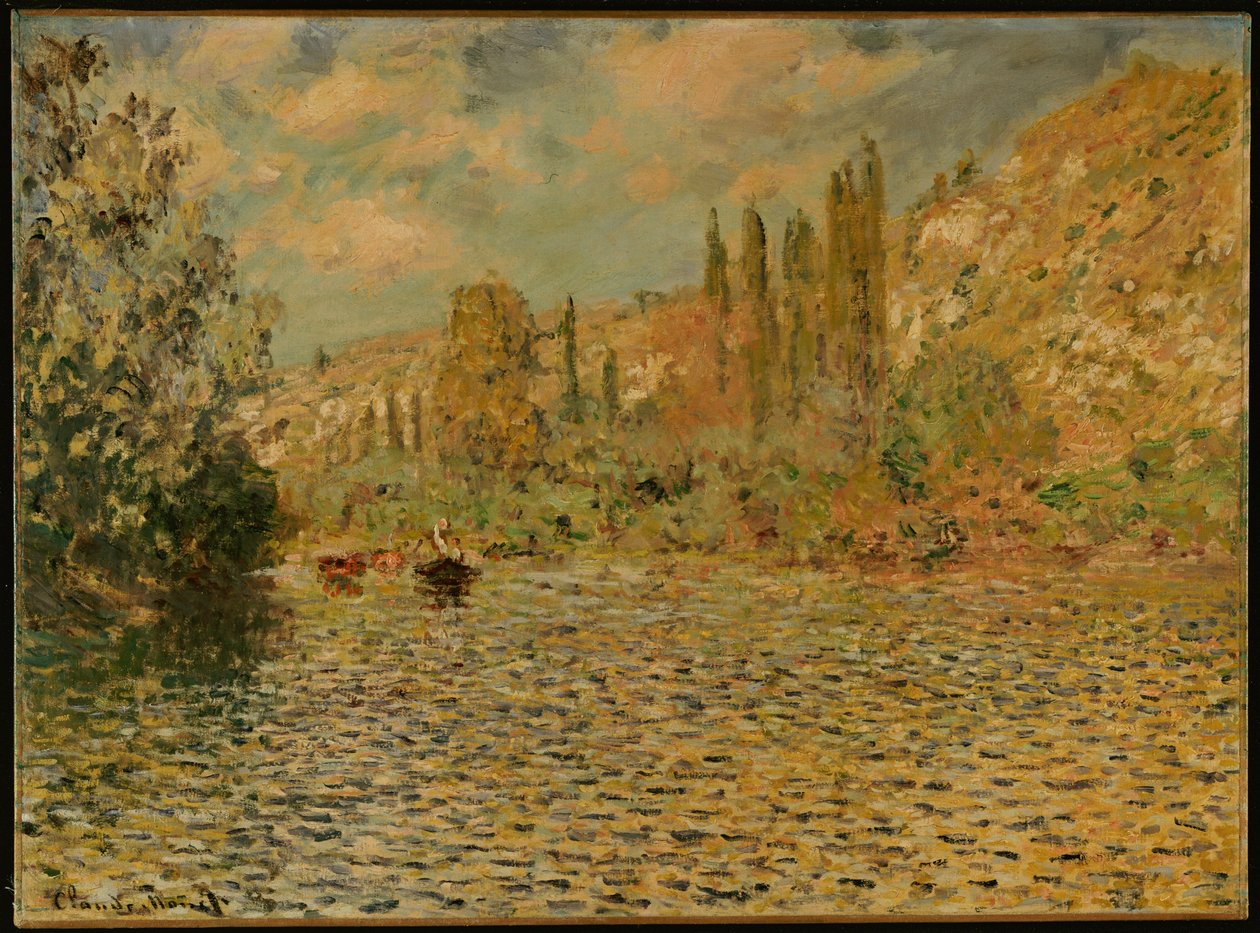 El Sena en Vetheuil de Claude Monet