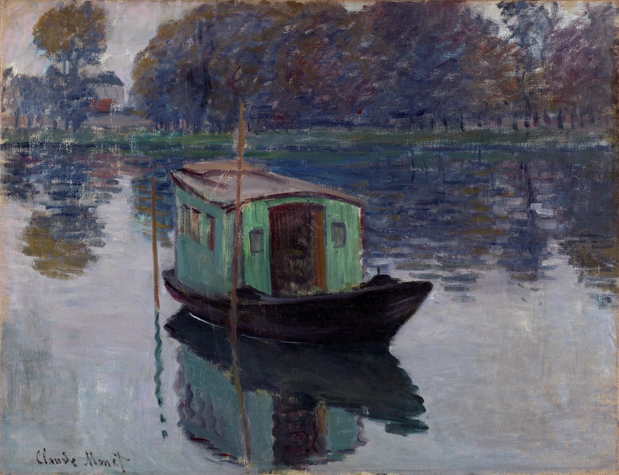 El barco estudio de Claude Monet