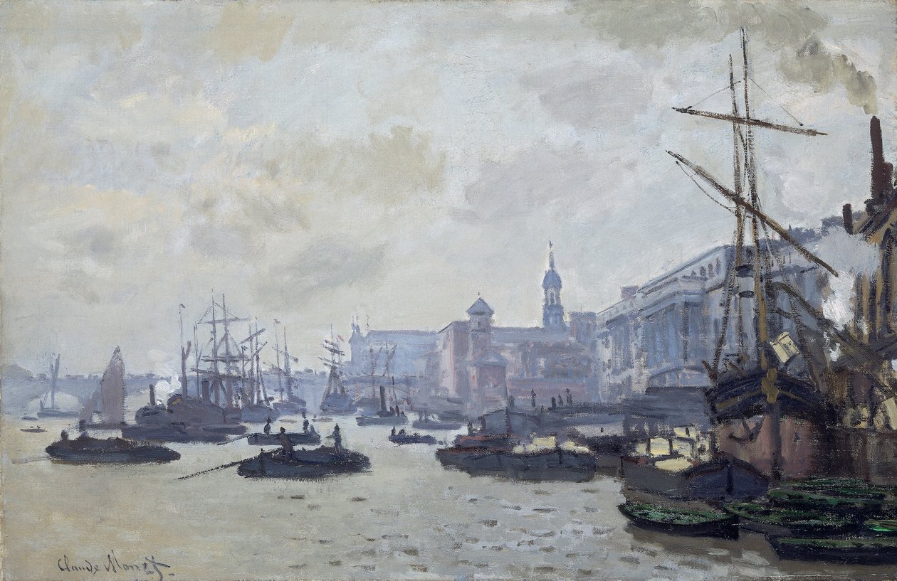 El Támesis en Londres de Claude Monet