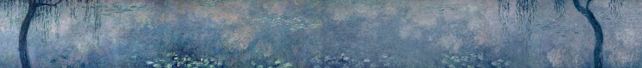 Los nenúfares, los dos sauces de Claude Monet