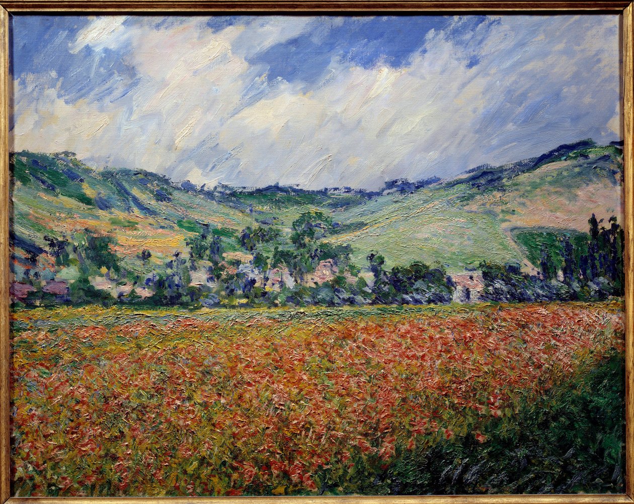 El campo de amapolas de Claude Monet