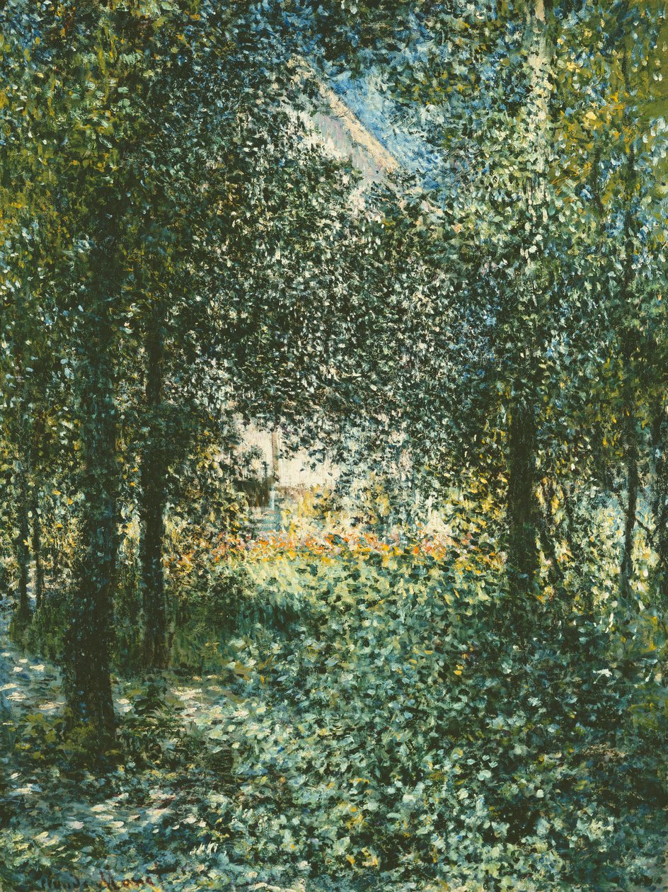 Matorral: La casa de Argenteuil, 1876 de Claude Monet