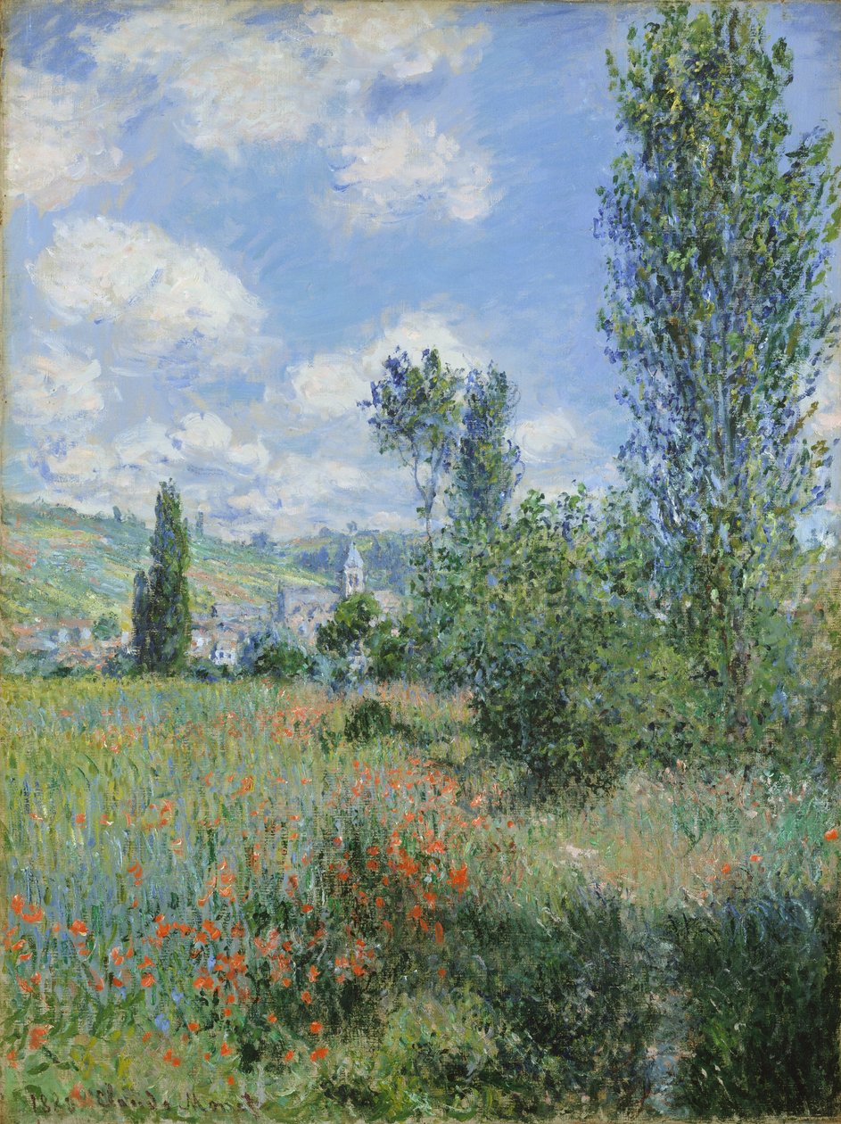 Vista de Vetheuil de Claude Monet