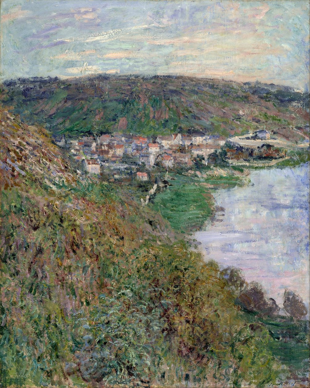 Vista de Vétheuil de Claude Monet