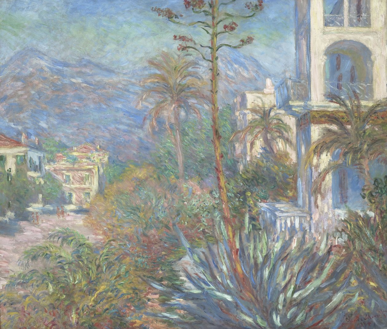 Villas en Bordighera, 1884 de Claude Monet