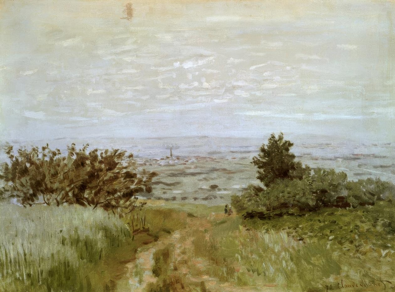 Vista de la llanura en Argenteuil de Claude Monet