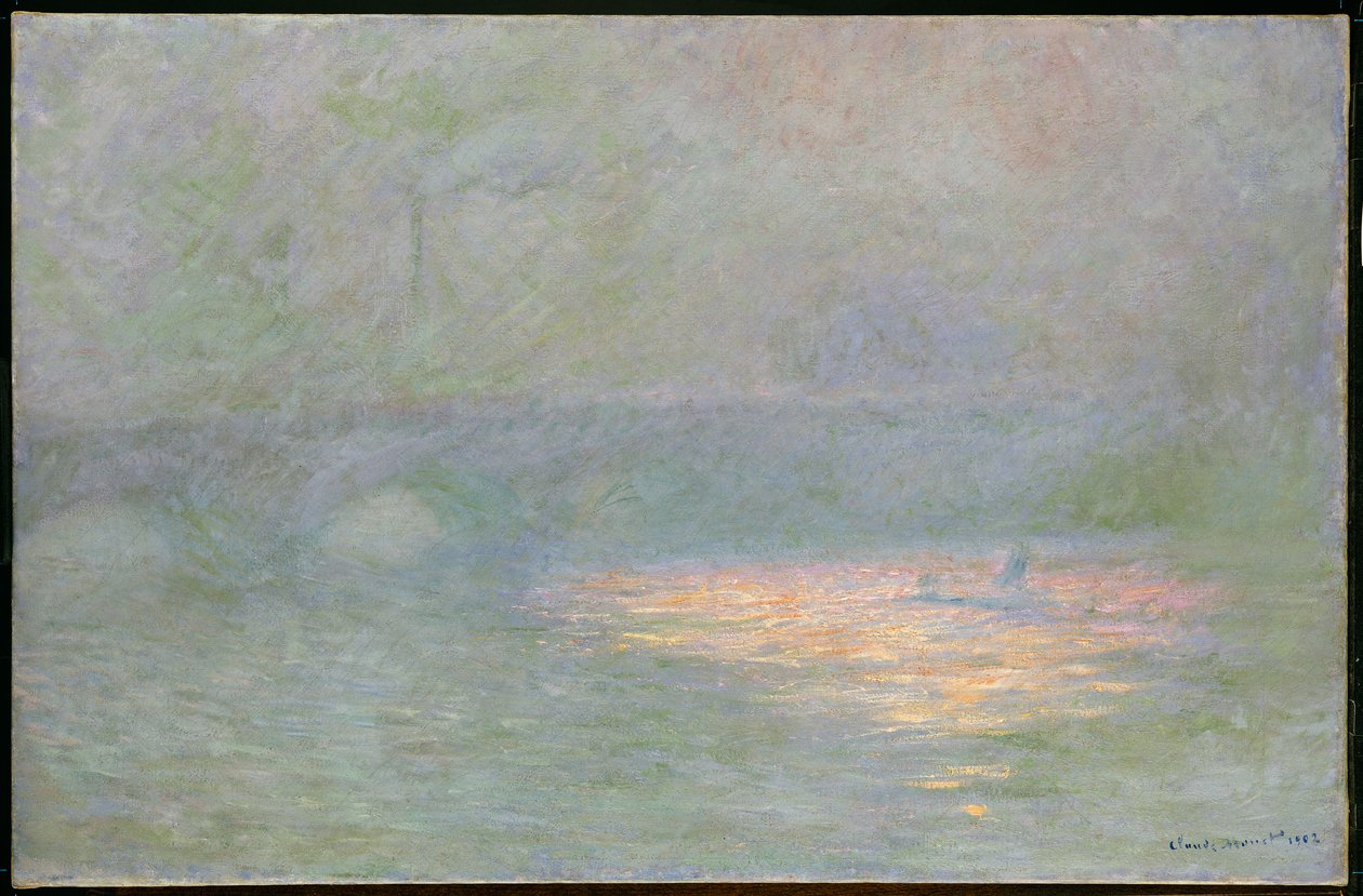 Puente de Waterloo de Claude Monet