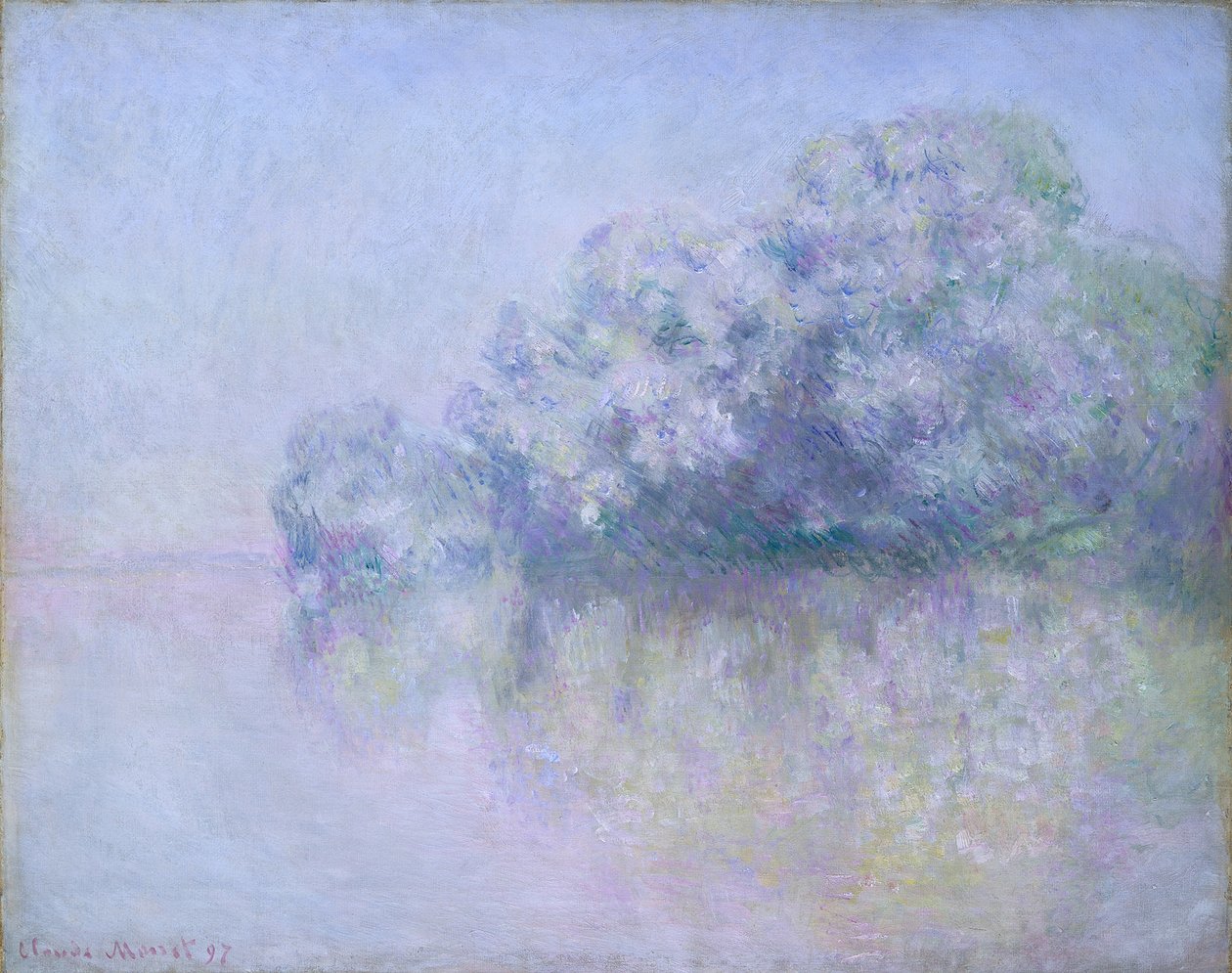 Île aux Orties cerca de Vernon, 1897 de Claude Monet