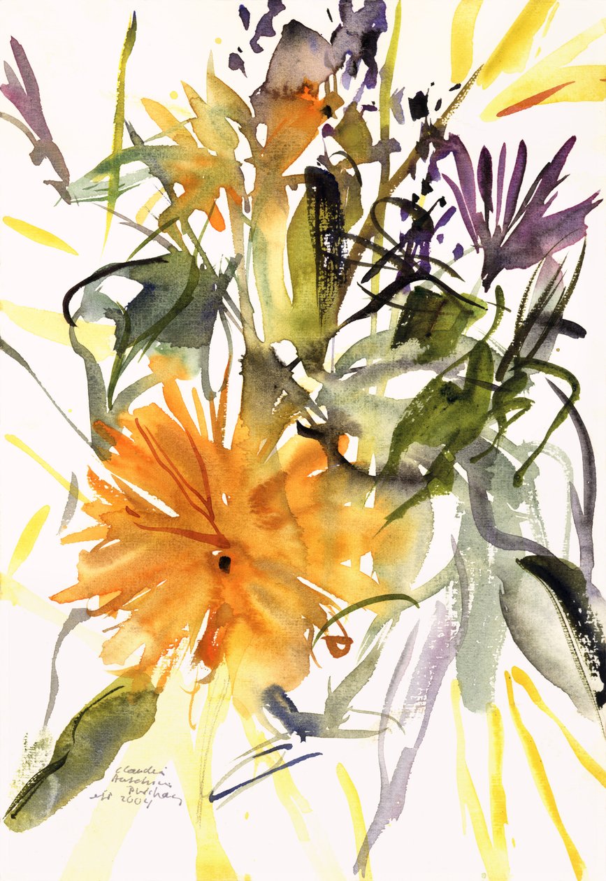 Caléndula y Otras Flores, 2004 de Claudia Hutchins Puechavy