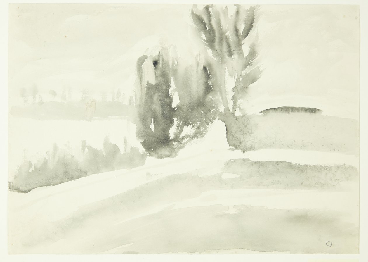Paisaje con árboles de Claus Johansen