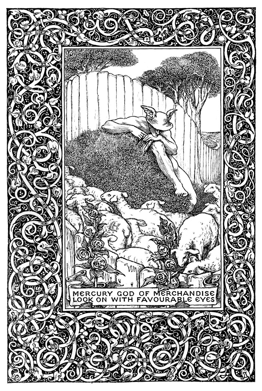 Frontispicio de El Campo de Trébol, 1899 de Clemence Housman