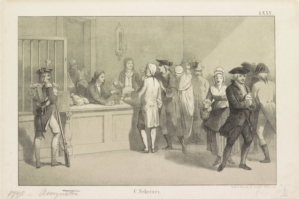 Pago de asignaciones, 1795 de Clemens Prosper Schreurs