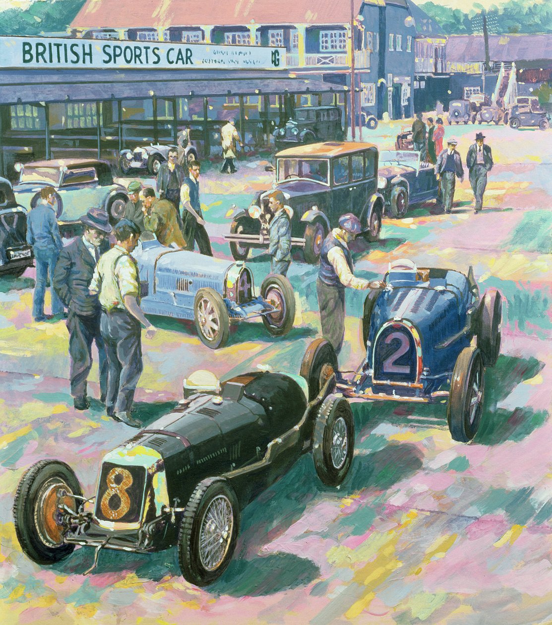 Brooklands en su apogeo de Clive Metcalfe