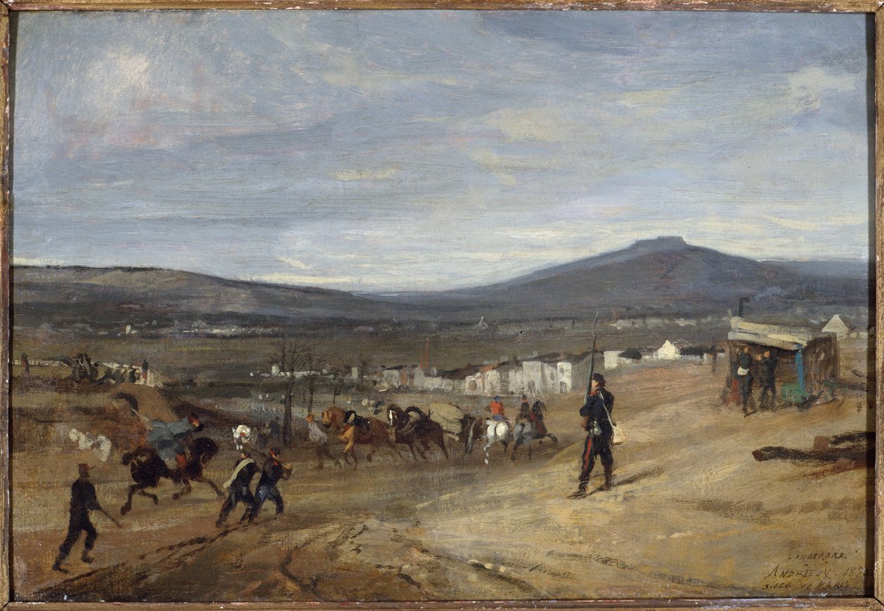 Vaugirard durante el asedio de París de Clément Auguste Andrieux