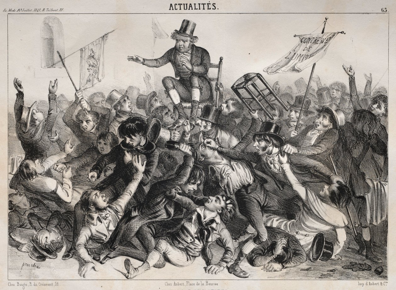 Actualidades: Elecciones de Inglaterra, 1841 de Clémente Pruche