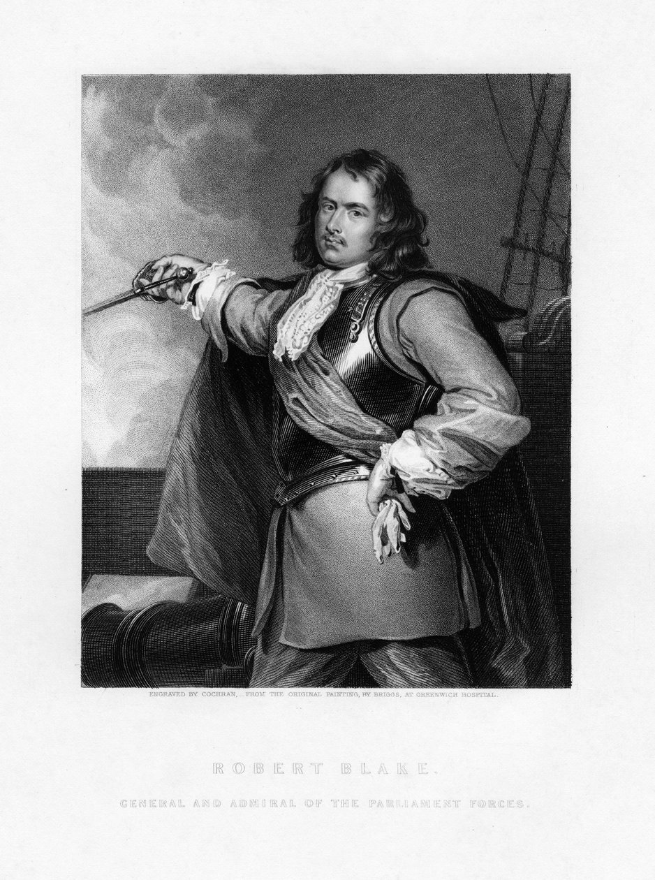 Robert Blake, almirante inglés, 1836 de Cochran