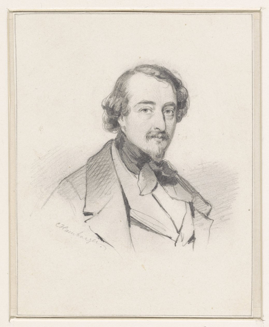 Retrato de Christiaan Immerzeel de Coenraad Hamburger