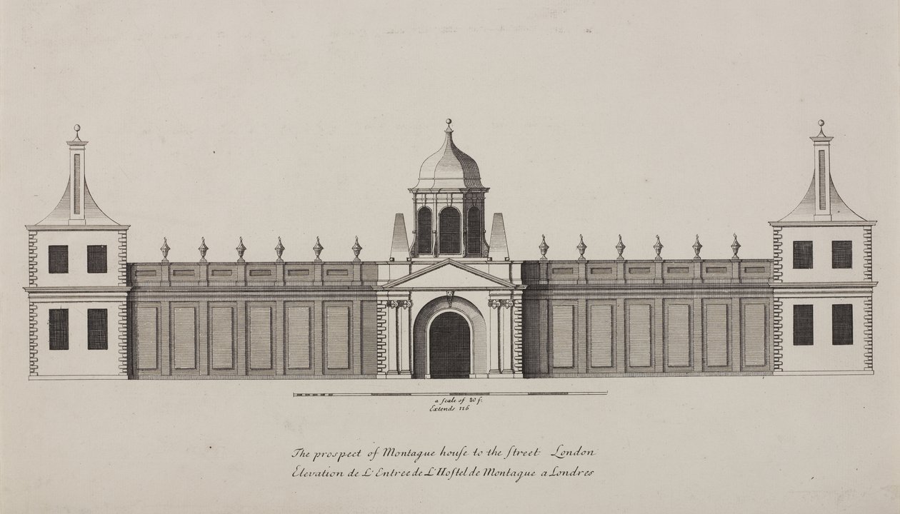 Museo Británico, Holborn, c.1750 de Colen Campbell