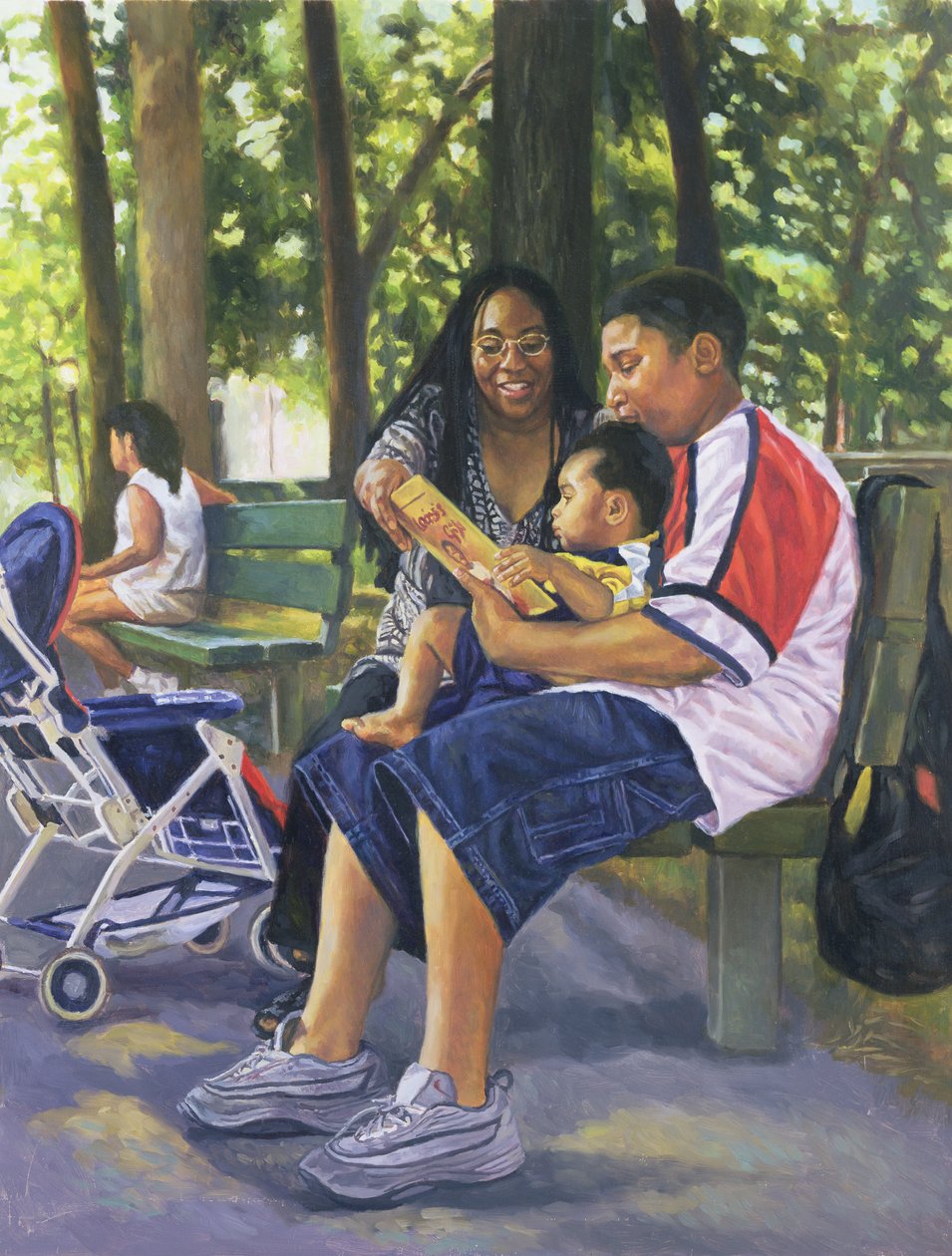 Familia en el Parque, 1999 de Colin Bootman