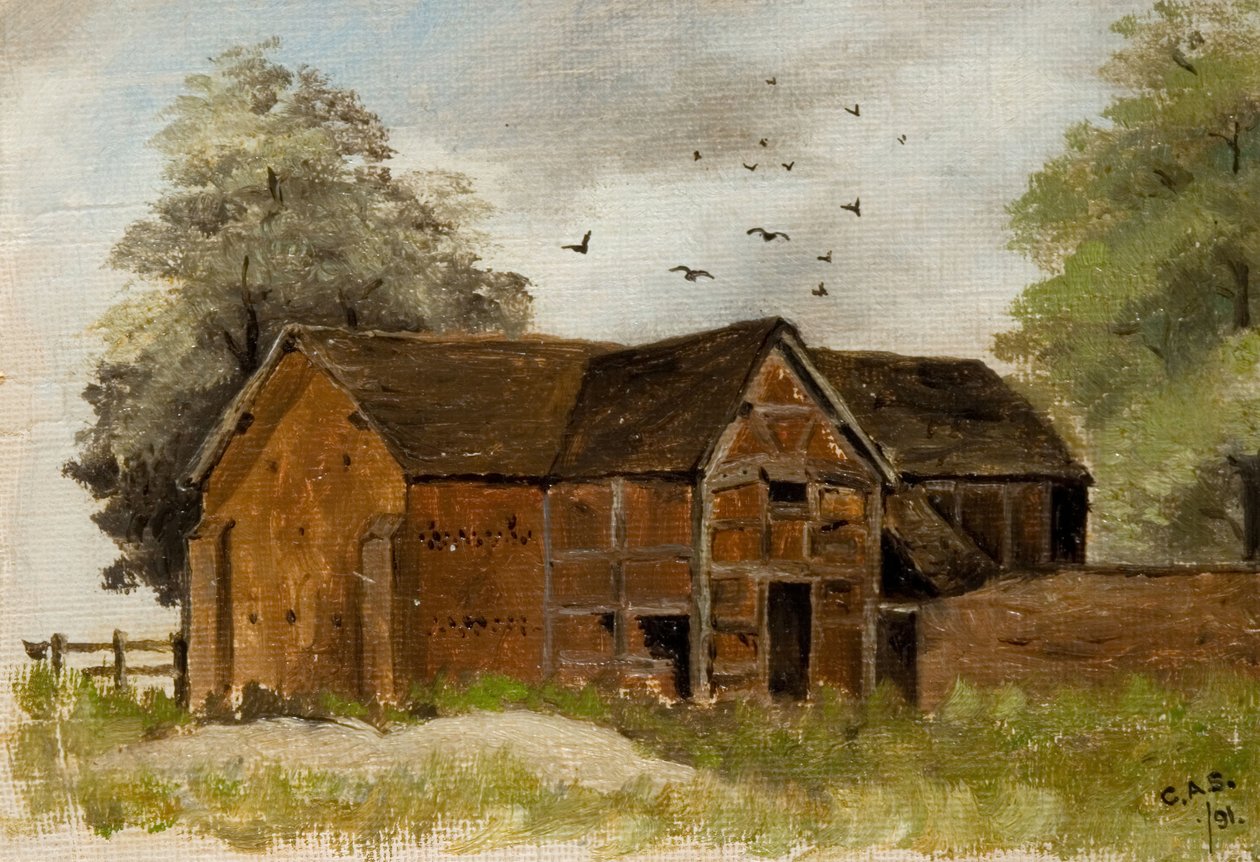 Granero de Sheepcote, Casa de la Granja, 1891 de Colin A Standley