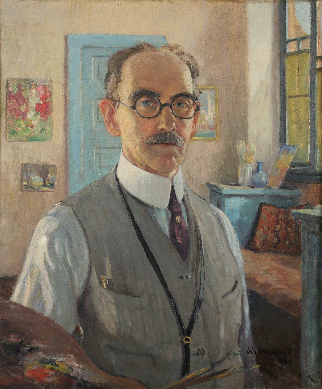 Autorretrato de Colin Campbell Cooper