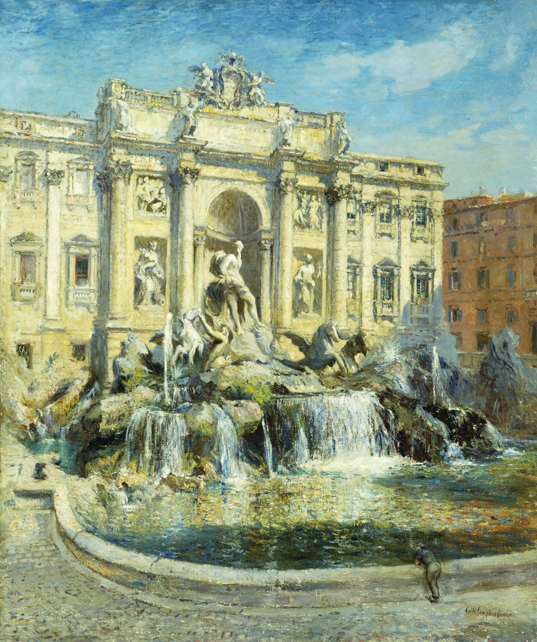 Fuente de Trevi, Roma de Colin Campbell Cooper