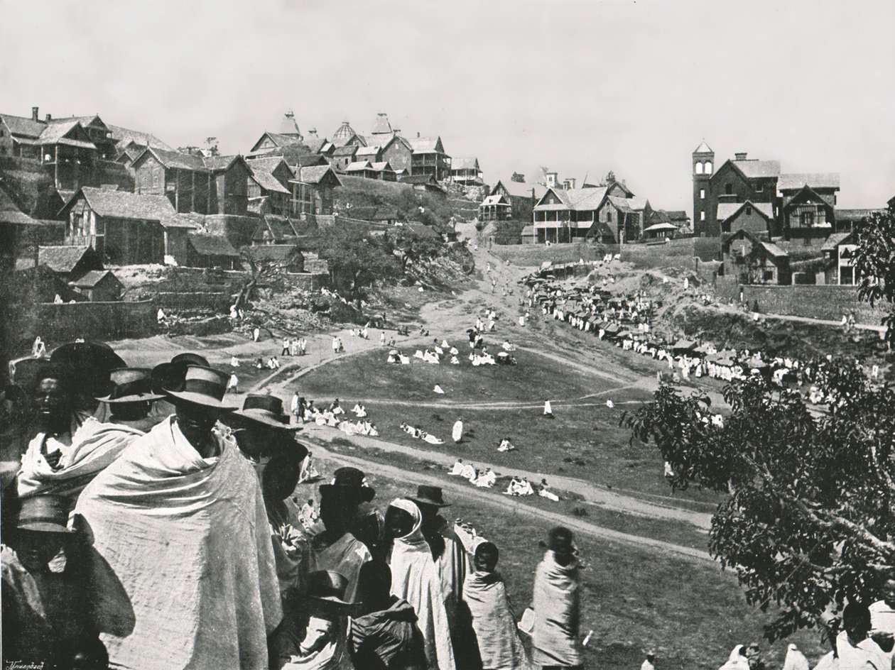 La llanura de Kabary, Andohalo, Antananarivo, Madagascar, 1895 de Colonel Stewart
