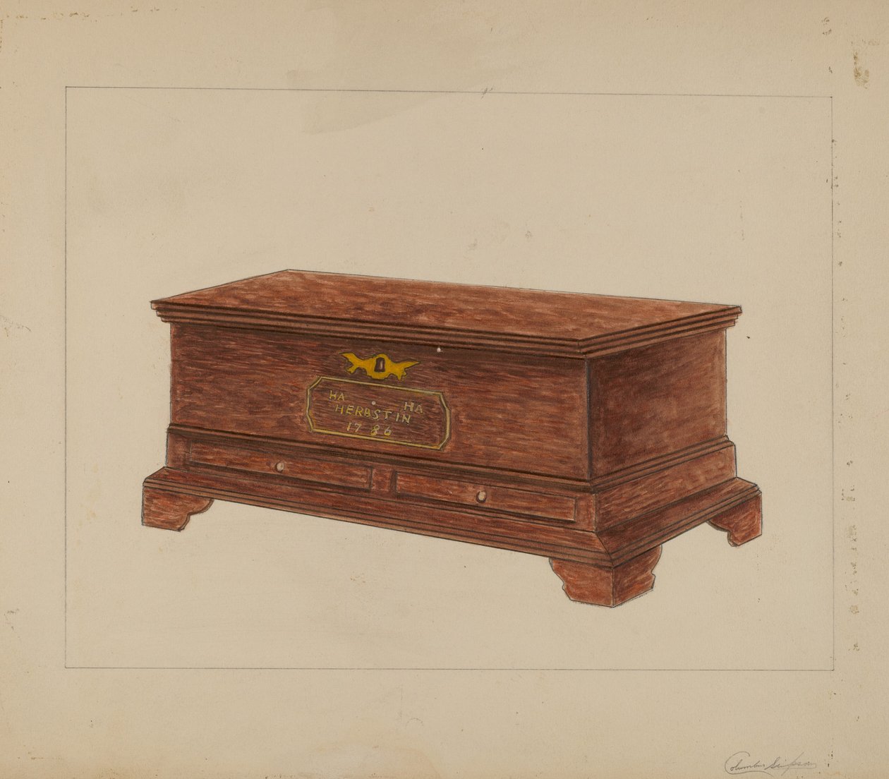 Cofre de Columbus Simpson