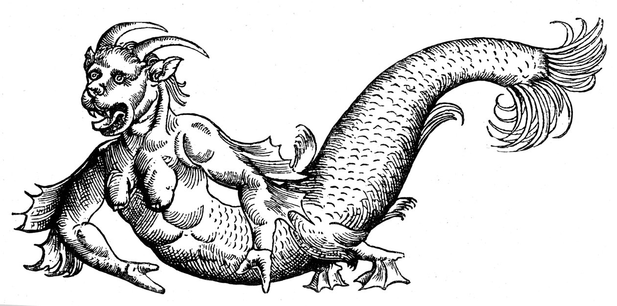 Diablo de los mares de Conrad (after) Gesner
