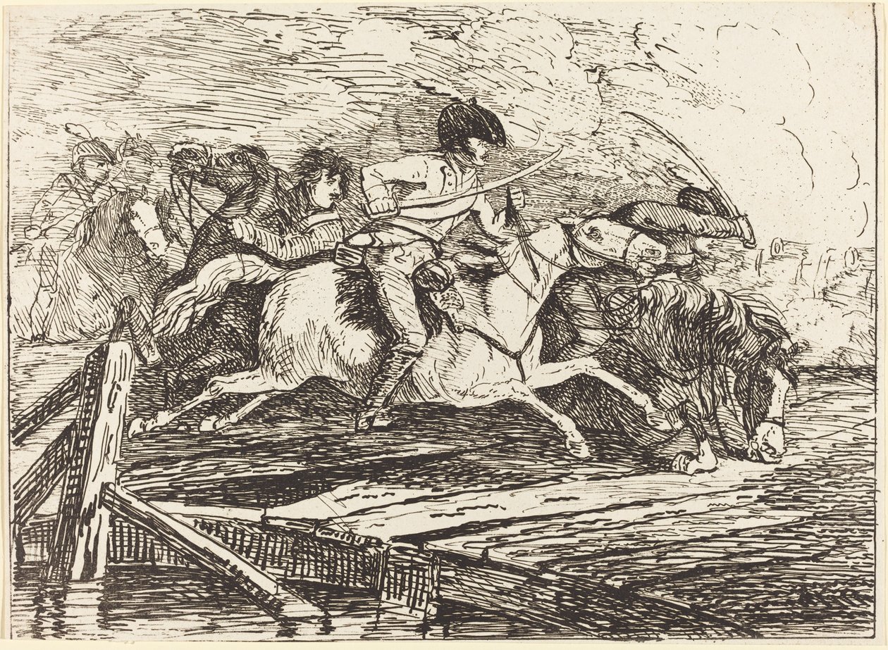 Carga de caballería de Conrad Gessner