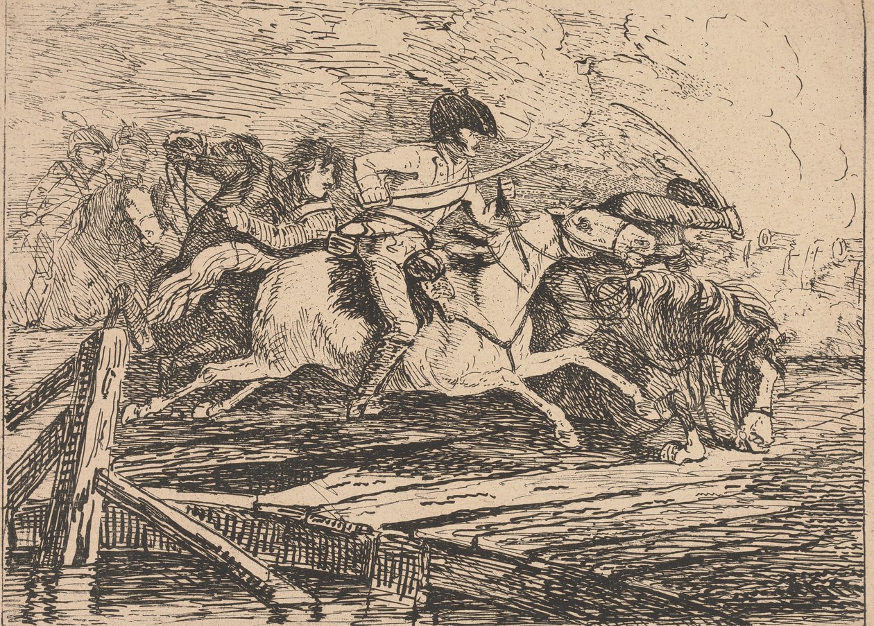 Carga de caballería de Conrad Gessner