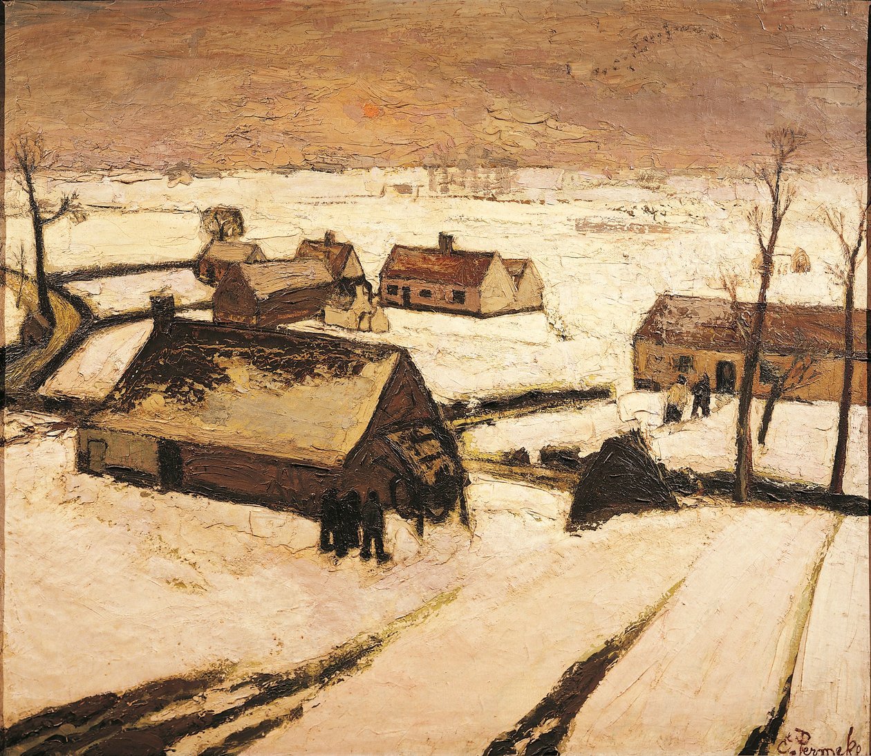 Los últimos sacramentos de Constant Permeke
