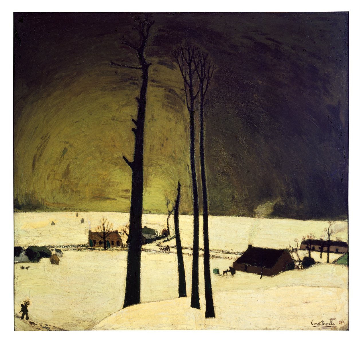 Paisaje de invierno de Constant Permeke