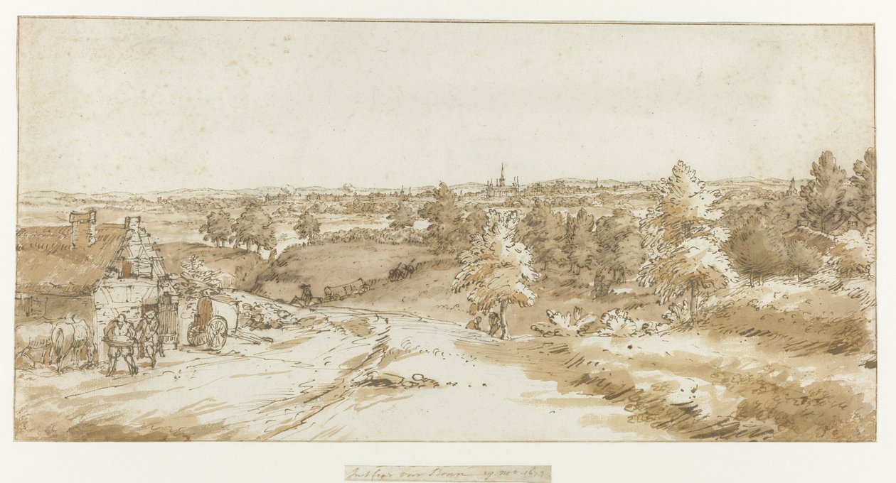 Vista de Bonn de Constantijn Huygens (II)