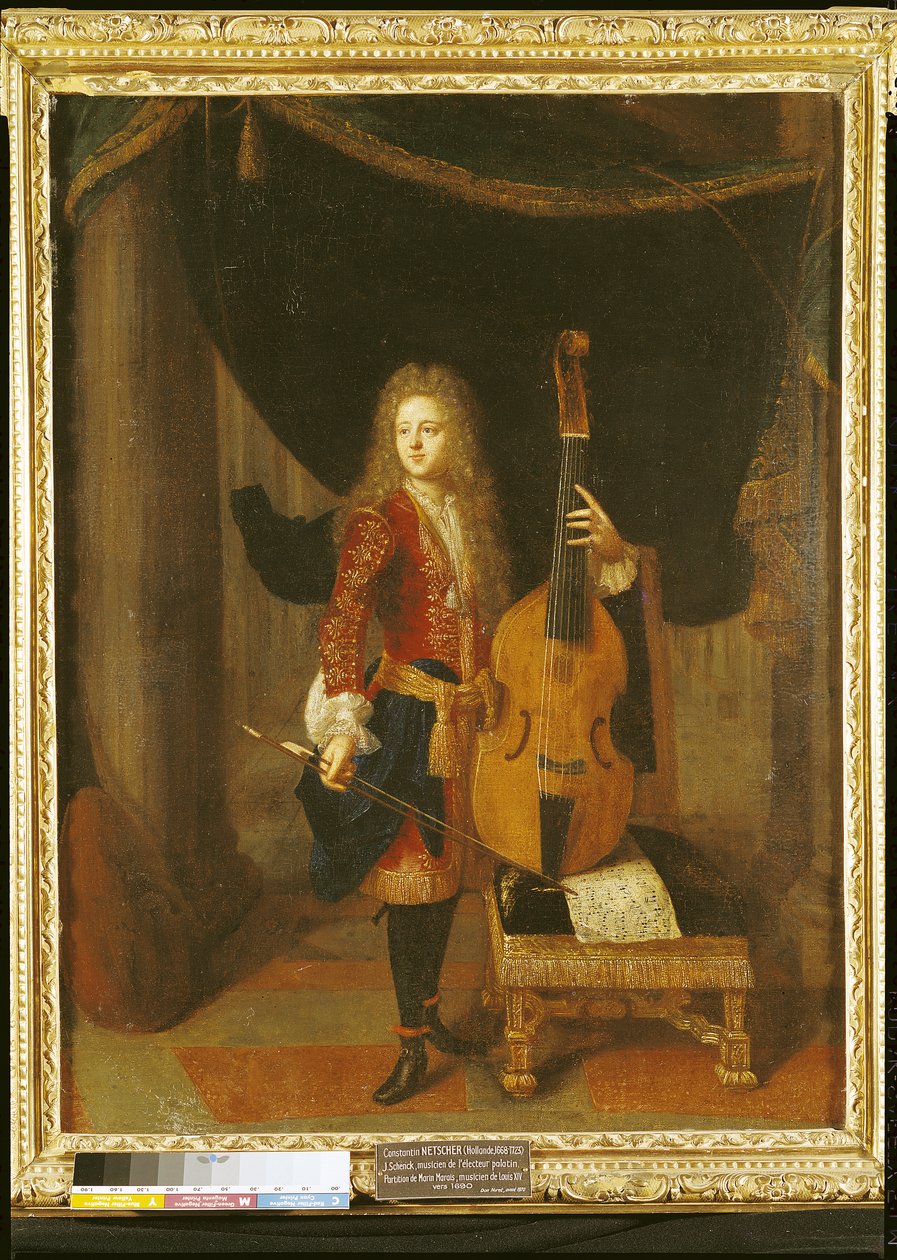 Retrato de Johann Schenck (1660-1712) de Constantin Netscher